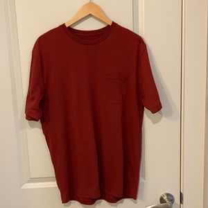 3 Brixton Pocket Tees - Large - Red, Navy, & Black